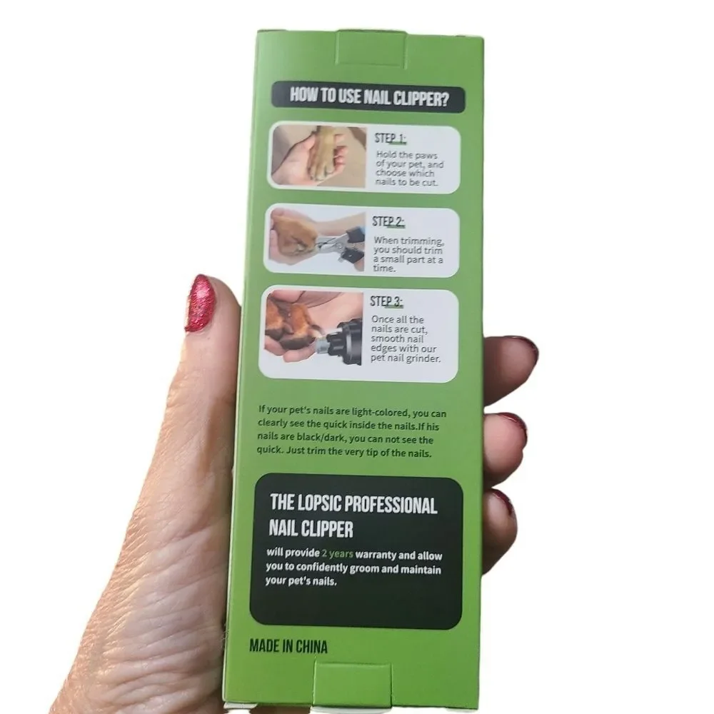 Lopsic‎ Clipper For Pet Nails Professional Quality New In Box